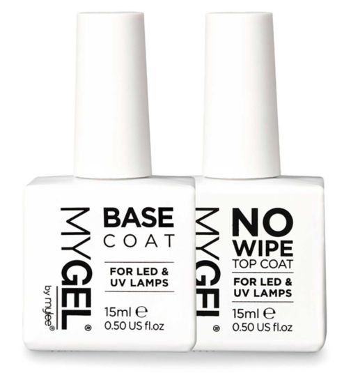 Mylee No Wipe Top & Base Coat Duo Set