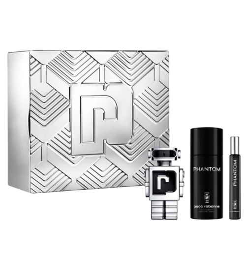Paco Rabanne Phantom EDT 50ml Deodorant 150ml Travel Spray 10ml Gift Set