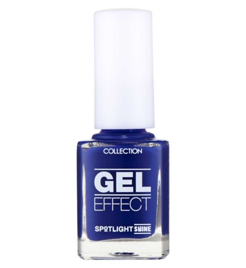 Collection Spotlight Shine Gel Effect Nail Polish Shade10 Why So Blue?