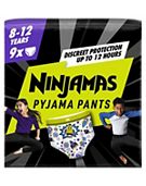 Pampers Ninjamas Bedwetting Pyjama Pants Boys x9, 8-12 Years