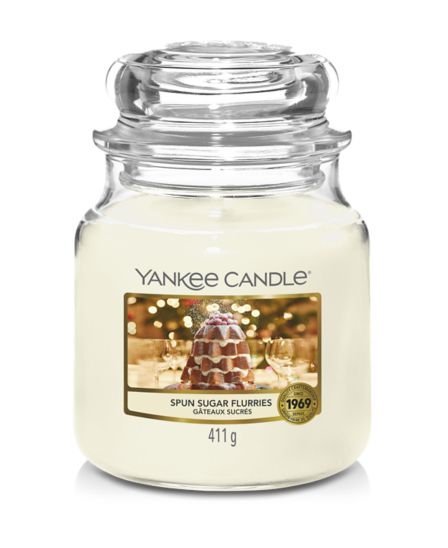Yankee Candle Medium Jar - Sugar Spun Fluries