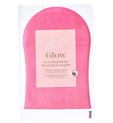 Boots Glow Luxury Face & Body  Double Sided Tanning Mitt