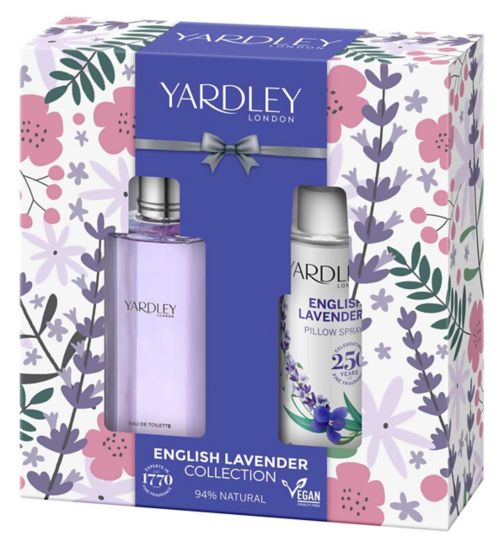 Yardley English Lavender Fragrance Collection with Pillow Mist
