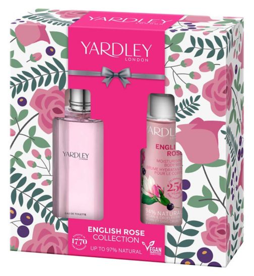 Yardley English Rose Fragrance Collection with Moisturising Body Mist