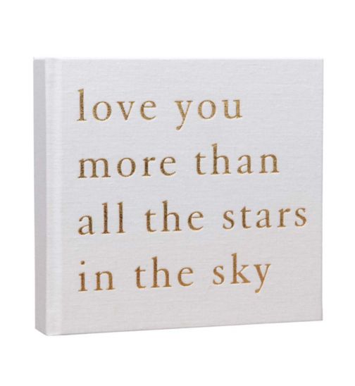 Linen Love You More Than All The Stars Photo Album