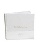 Our Wedding Day Grey Floral Photo Album 4x6 50 pages
