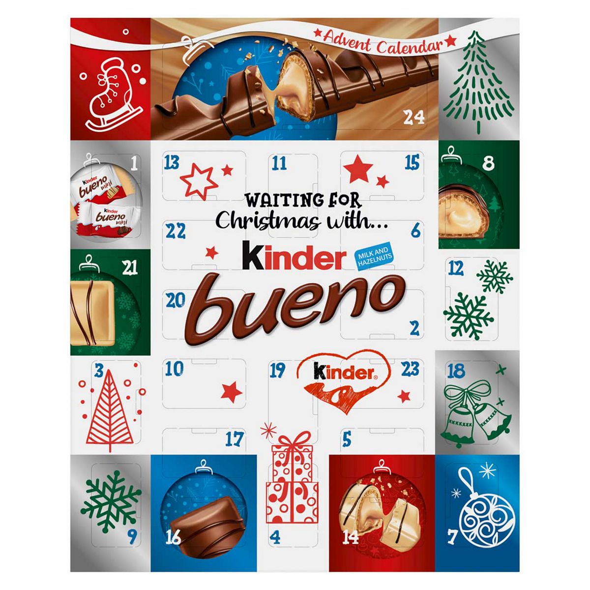 Kinder Bueno Chocolate Advent Calendar 167G