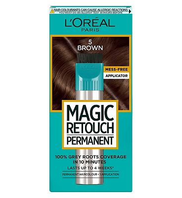 LOreal Paris Magic Retouch Permanent Brown Root Concealer, 100%  Roots Coverage With Easy Applicator