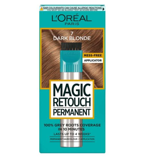 L’Oreal Paris Magic Retouch Permanent Dark Blonde Root Concealer, 100%  Roots Coverage With Easy Applicator, 150ml