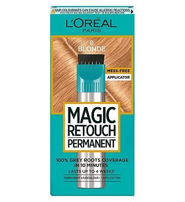 LOreal Paris Magic Retouch Permanent Blonde Root Concealer, 100%  Roots Coverage With Easy Applicato