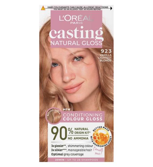 L'Oreal Casting Natural Gloss Semi Permanent Hair dye, Light Blonde Sucre 9.23