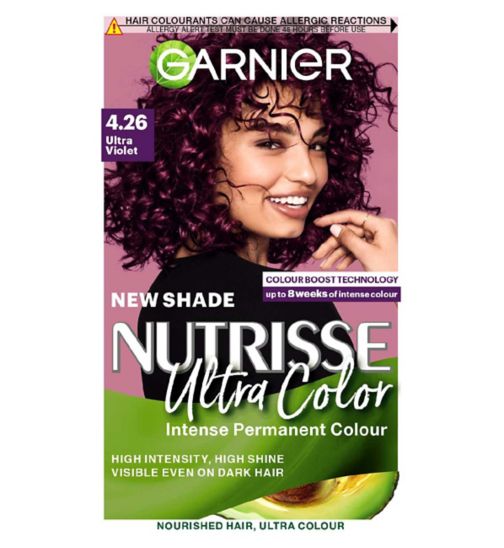 Garnier Nutrisse Ultra Color Intense Permanent Hair Dye Ultra Violet 4.26