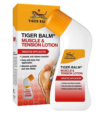 Click to view product details and reviews for Tiger Balm Muscle Lotion 80ml.