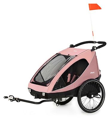 Hauck Dryk Duo Bike Trailer Rose