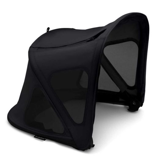 Bugaboo Fox/Cameleon/Lynx Breezy Sun Canopy Stroller Accessory - Midnight Black