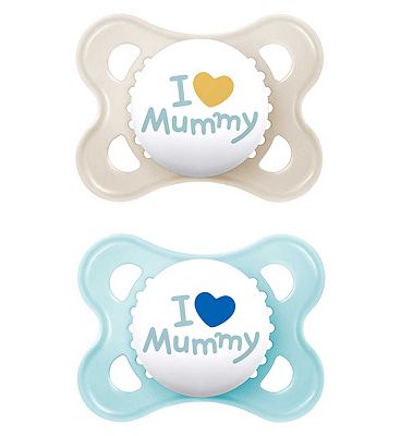 MAM Style 2+6 M Soother - Blue Mummy
