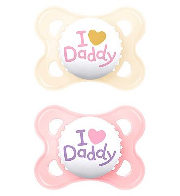 MAM Style 0+ M Soother - Pink Daddy