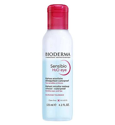 Bioderma Sensibio H2O eyes & lips waterproof Biphasic micellar makeup remover Sensitive skin 125ML