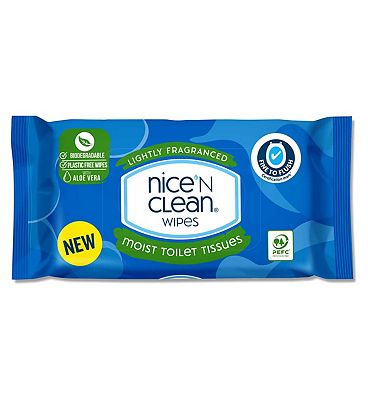 Image of Nice 'N CLEAN Lightly Fragranced Moist Toilet Tissues 40S