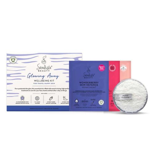 Seoulista Beauty Glowing Away Wellbeing Kit, For Travel-Happy Skin -127g
