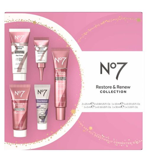 No7 Restore & Renew Collection 5 Piece Gift Set