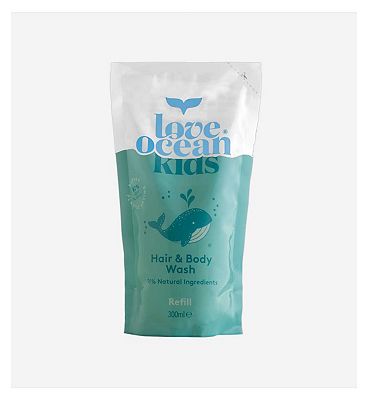 Love Ocean Kids Hair & Body Wash 300ml ECO Refill Pouch