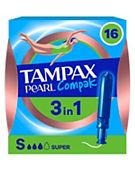 Tampax Pearl Compak Super Tampons With Applicator x16