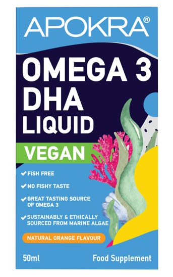 Apokra Omega 3 DHA Liquid Vegan 50ml