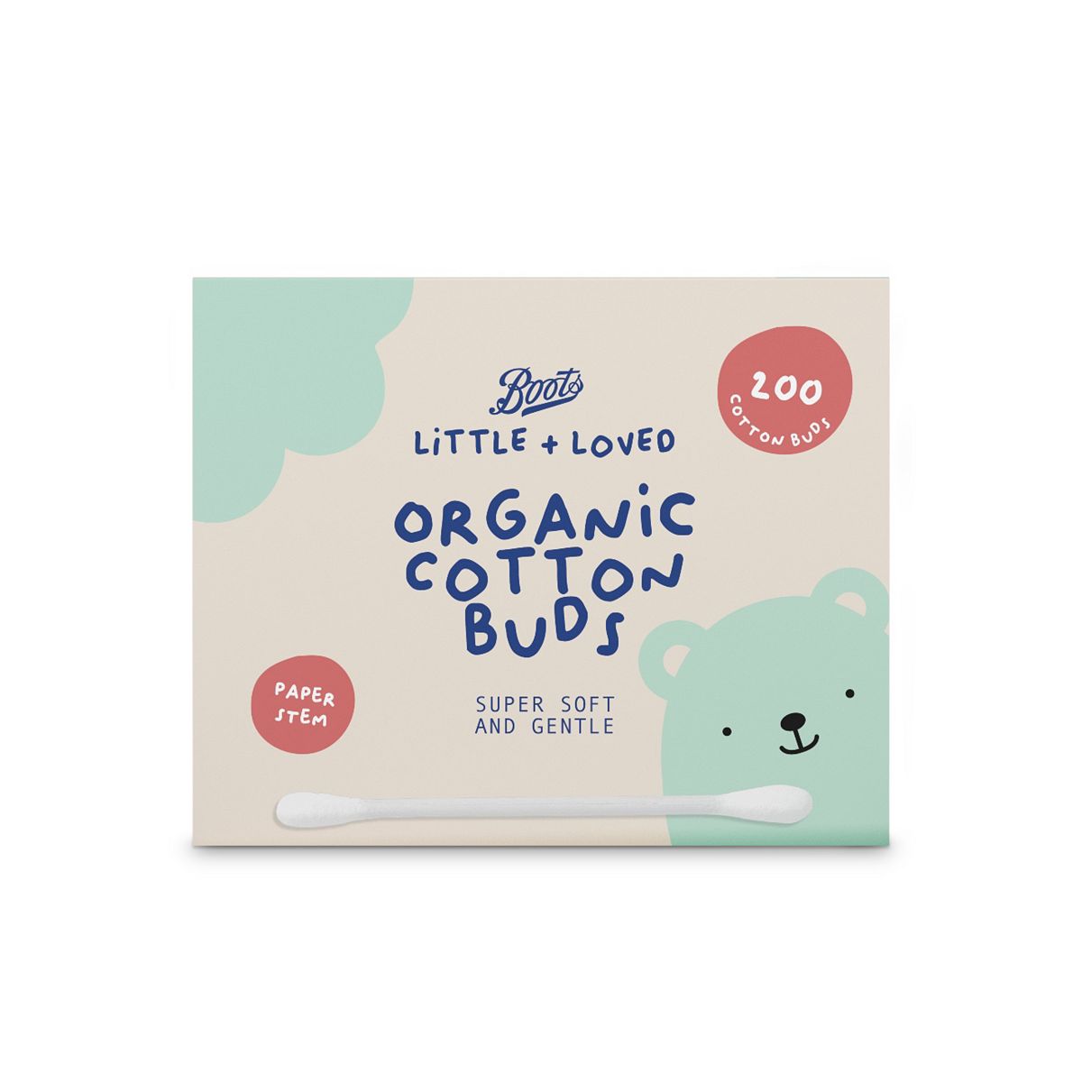   Little + Loved Baby Organic Cotton Buds 200S