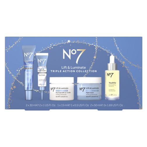 No7 Lift and Luminate Skincare Collection 5-Piece Gift Set