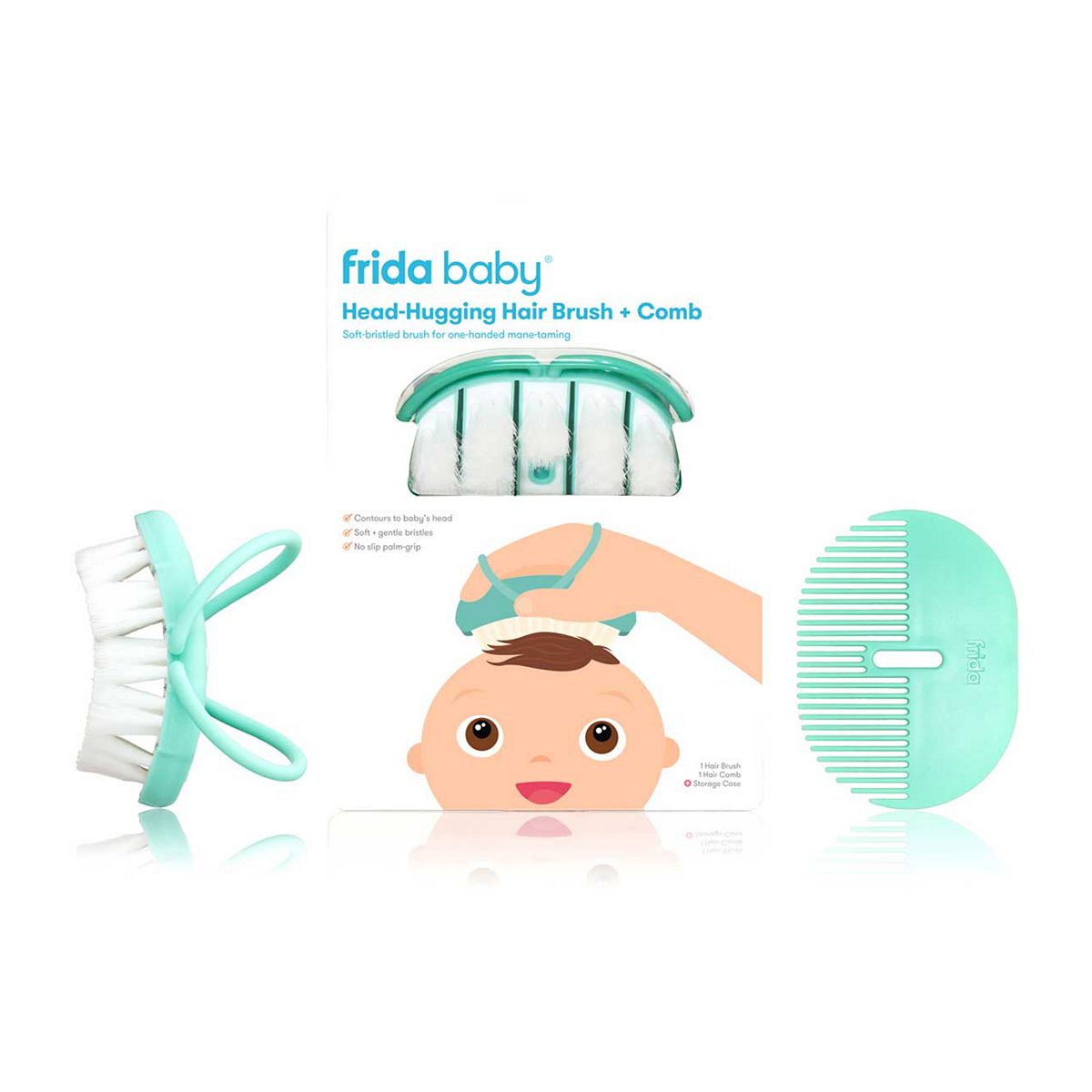 Fridababy Frida Baby Head-Hugging Hair Brush & Comb