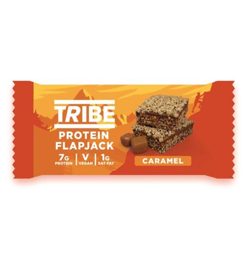 Tribe plant protein flapjack caramel 50g