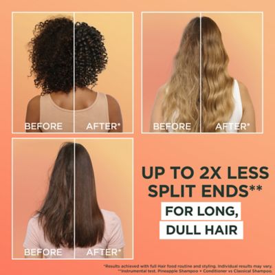 Garnier Ultimate Blends Glowing Lengths Pineapple & Amla Hair Food 3-in-1 Hair Mask Treatment 400ml (6)