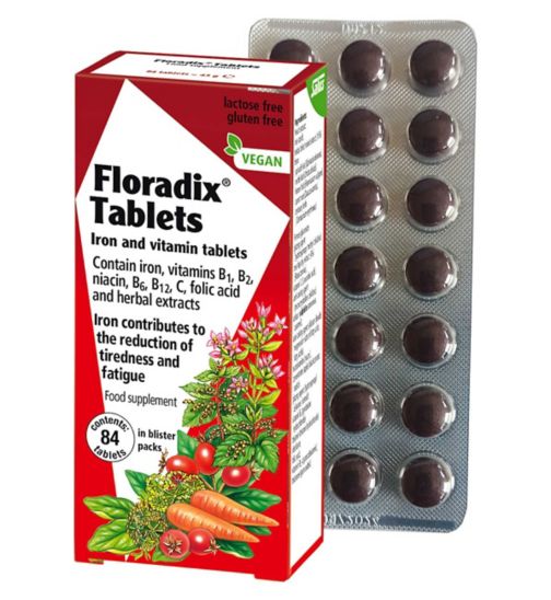 Floradix Iron Tablets 84s