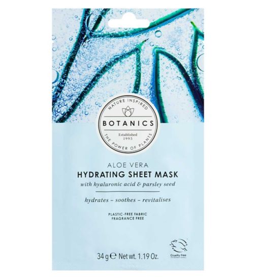Botanics Aloe Vera Hydrating Sheet Face Mask 23g