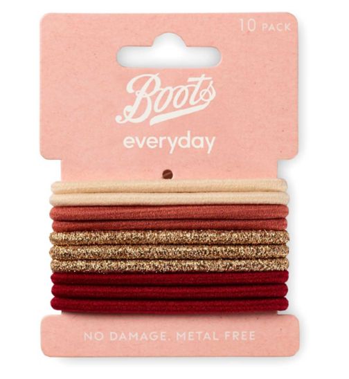 Boots Everyday Ponybands Assorted Maroon 10s