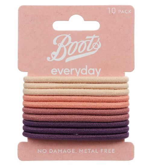 Boots Everyday Ponybands Assorted Purples 10s