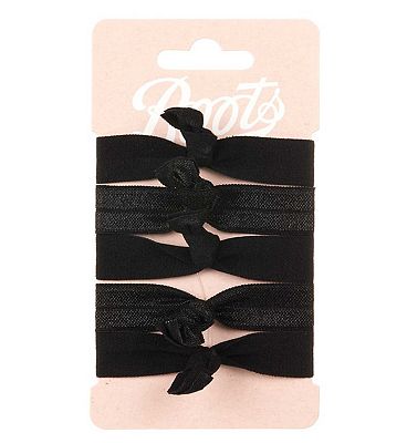 Boots hair ties black 5s