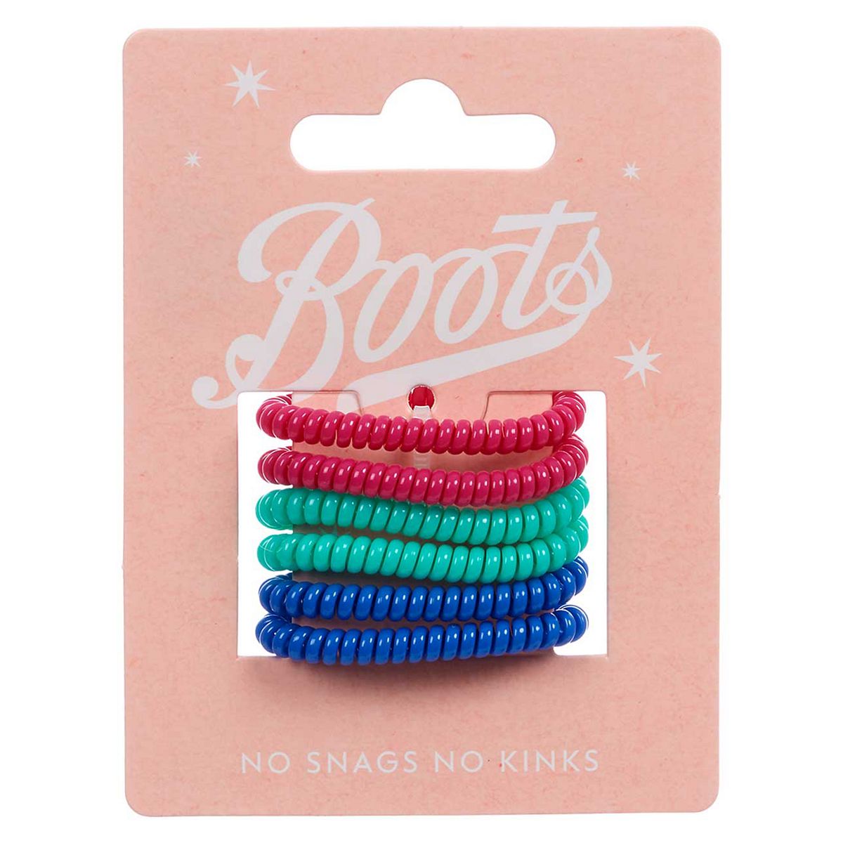 Boots Kids Spiral Hair Ties Mini 6S