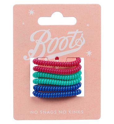 Boots kids spiral hair ties mini 6s