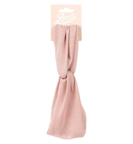 Boots headwrap knot pink