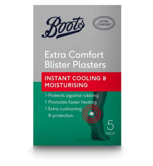 Boots Extra Comfort Blister Plasters - 5 Pack