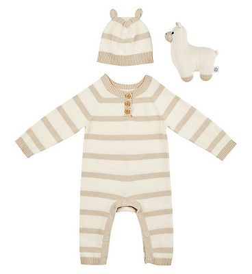 Ickle Bubba Knitted Romper Gift Set 0-6 Months