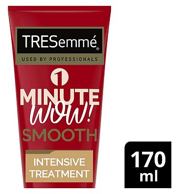 TRESemme 1 Minute WOW Smooth with hydrolysed keratin & Pro-Bond Complex Intensive Hair Treatment for frizzy, damaged hair 170ml