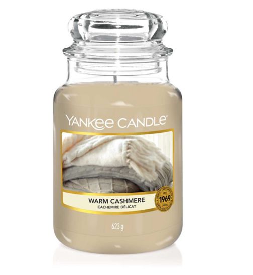 Yankee Candle Large Jar Warm Cashmere 623g