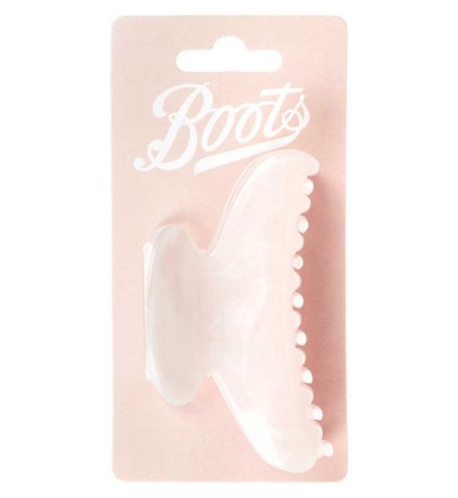 Boots pink marble jaw clip