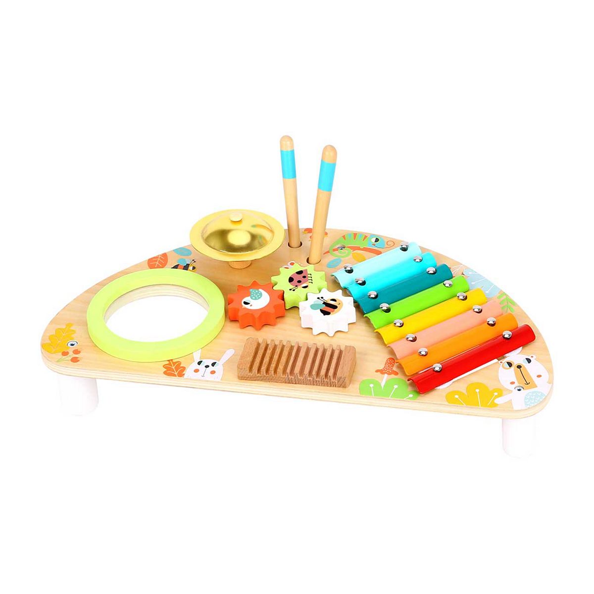 Tooky Toys Tooky Toy Wooden Multi Function Music Centre