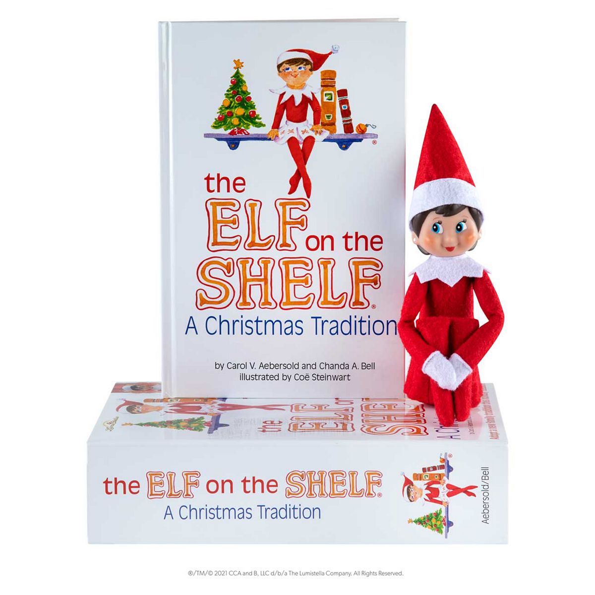 Elf On The Shelf The : A Christmas Tradition - Girl Light Multicolor