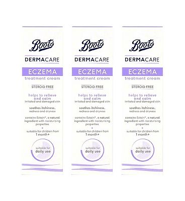 Boots Dermacare Eczema Treatment Cream 30ml x 3 Bundle