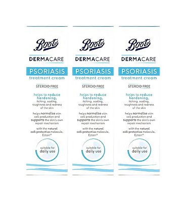Boots Dermacare Psoriasis Treatment Cream 30ml x 3 Bundle